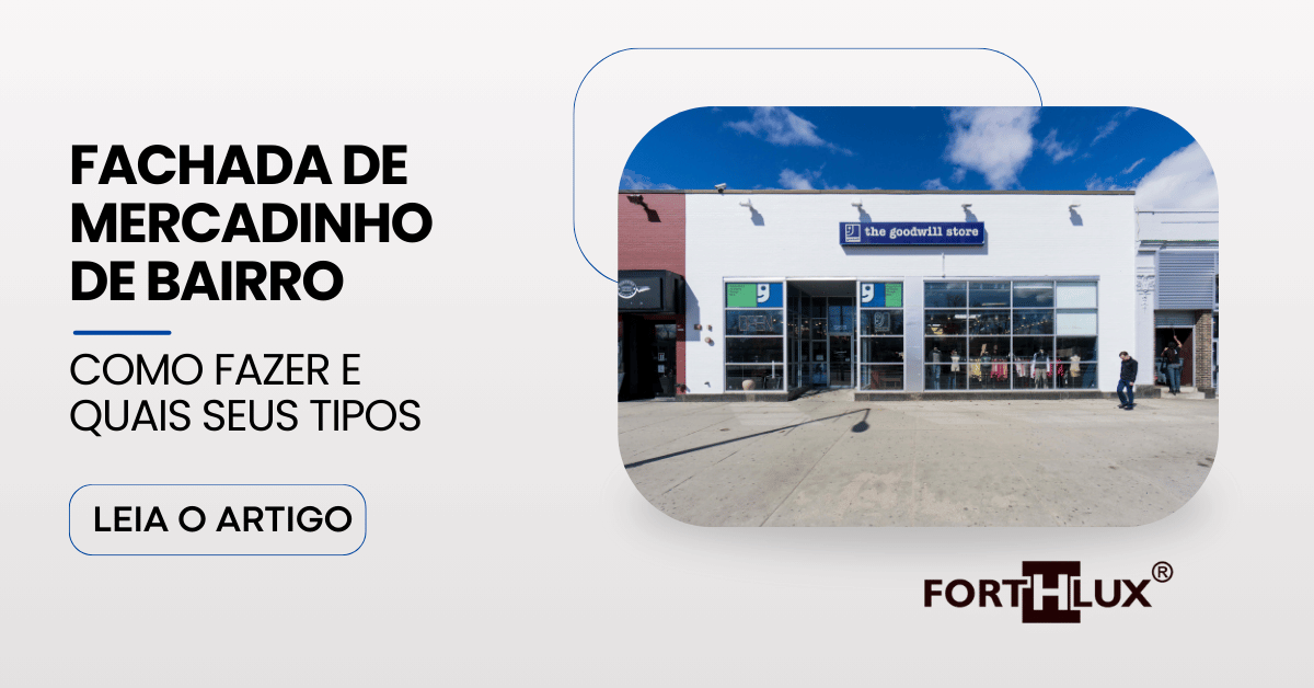 fachada de mercadinho de bairro