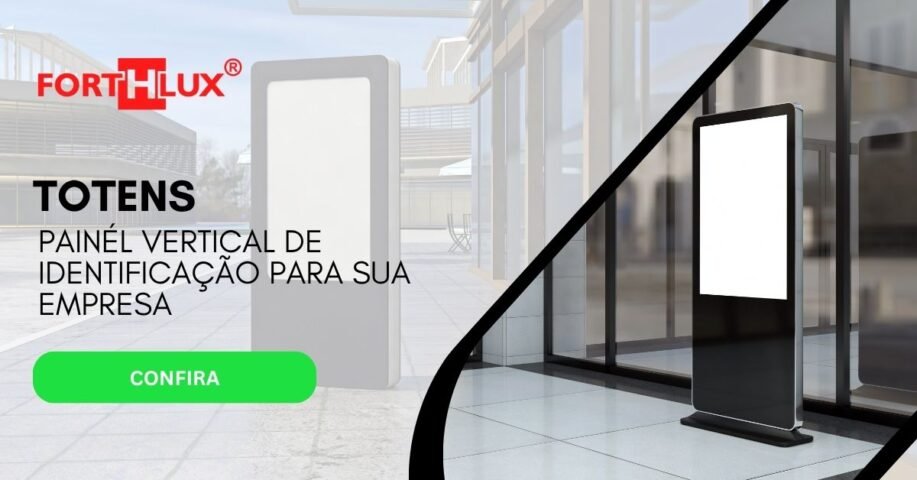 Totem comunicação visual