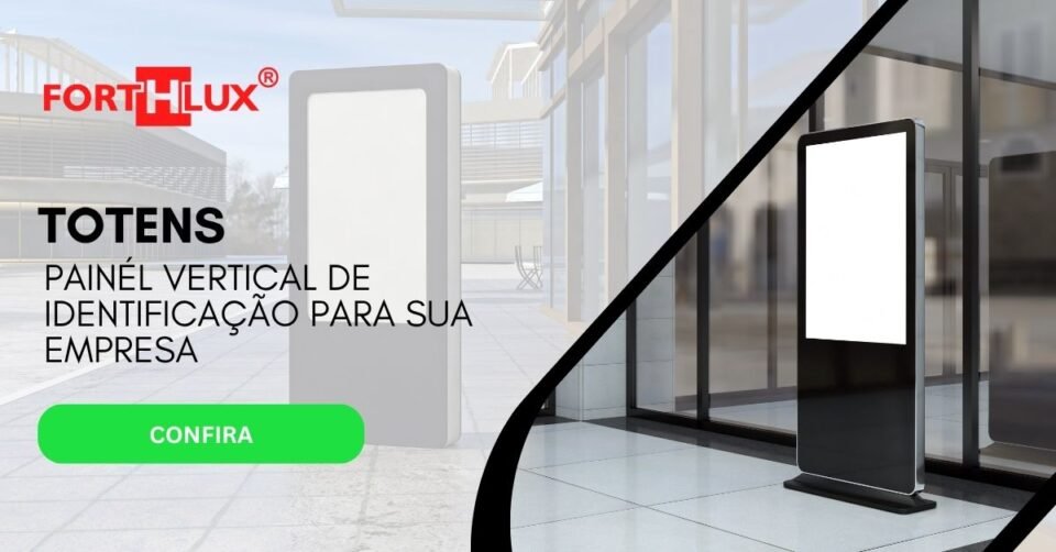 Totem comunicação visual