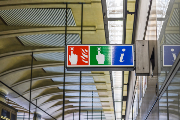 sinalização de segurança